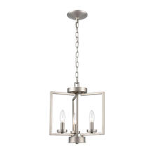 ELK Home CN240382 - Thomas - West End 14.5&#39;&#39; Wide 3-Light Semi Flush Mount - Brushed Nickel