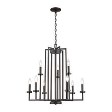 ELK Home CN240921 - Thomas - West End 26.75'' Wide 9-Light Chandelier - Oil Rubbed Bronze