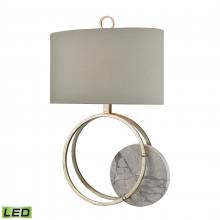 ELK Home D4111-LED - Moonstruck 29&#39;&#39; High 1-Light Table Lamp - Silver Leaf - Includes LED Bulb