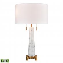 ELK Home D4267-LED - Rocket 27&#39;&#39; High 2-Light Table Lamp - Aged Brass - Includes LED Bulbs