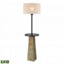 ELK Home D4548-LED - Musee 62&#39;&#39; High 1-Light Outdoor Floor Lamp - Slate - Includes LED Bulb