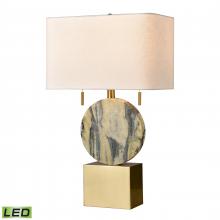 ELK Home D4705-LED - Carrin 26&#39;&#39; High 2-Light Table Lamp - Honey Brass - Includes LED Bulbs