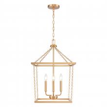 ELK Home EC89824/4 - Emmett 17&#39;&#39; Wide 4-Light Pendant - Brushed Gold