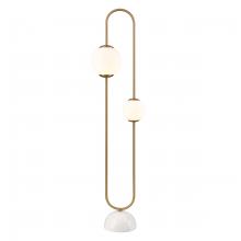 ELK Home H0019-11073 - Bendel 57&#39;&#39; High 2-Light Floor Lamp - Aged Brass