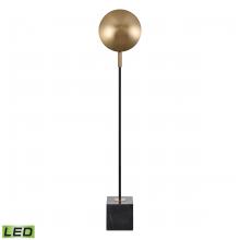 ELK Home H0019-11074-LED - Addy 58&#39;&#39; High 1-Light Floor Lamp - Aged Brass - Includes LED Bulb