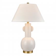 ELK Home H0019-11078-LED - Avrea 29.5&#39;&#39; High 1-Light Table Lamp - White Glaze - Includes LED Bulb