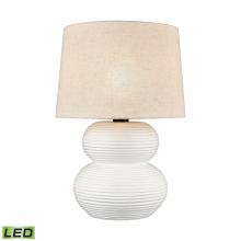 ELK Home H0019-8561-LED - Phillipa 25&#39;&#39; High 1-Light Outdoor Table Lamp - Matte White - Includes LED Bulb
