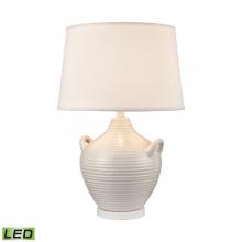 ELK Home S0019-10343-LED - Oxford 25&#39;&#39; High 1-Light Table Lamp - White - Includes LED Bulb