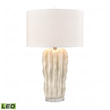ELK Home S0019-11140-LED - Genesee 27.5&#39;&#39; High 1-Light Table Lamp - White Glazed - Includes LED Bulb