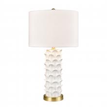 ELK Home S0019-11153-LED - Beckwith 27&#39;&#39; High 1-Light Table Lamp - White - Includes LED Bulb