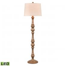 ELK Home S0019-8045-LED - Aspermont 63'' High 1-Light Floor Lamp - Washed Oak - Includes LED Bulb