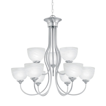 ELK Home SL801678 - Thomas - Tahoe 30&#39;&#39; Wide 9-Light Chandelier - Brushed Nickel