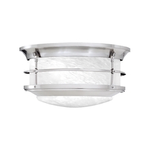 ELK Home SL928378 - Thomas - Outdoor Essentials 11.25&#39;&#39; Wide 2-Light Outdoor Flush Mount - Brushed Nickel